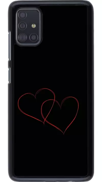 Samsung Galaxy A51 Case Hülle - Valentine 2023 attached heart