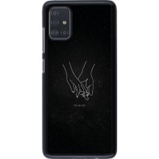 Samsung Galaxy A51 Case Hülle - Valentine 2023 hands forever
