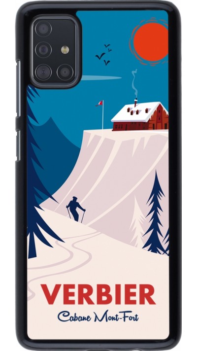 Samsung Galaxy A51 Case Hülle - Verbier Cabane Mont-Fort