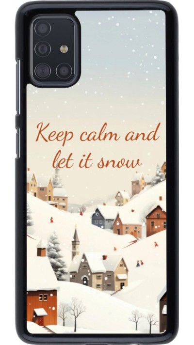 Coque Samsung Galaxy A51 - Winter 25 Winter Keep calm and let it snow