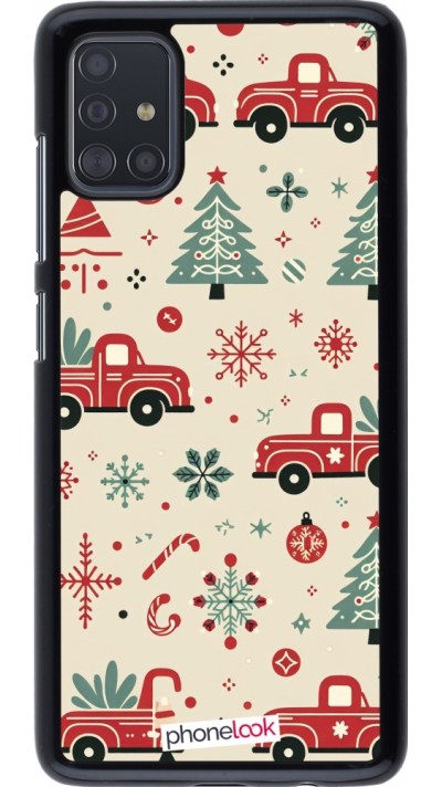Samsung Galaxy A51 Case Hülle - Weihnachten 2024 Lkw Tanne