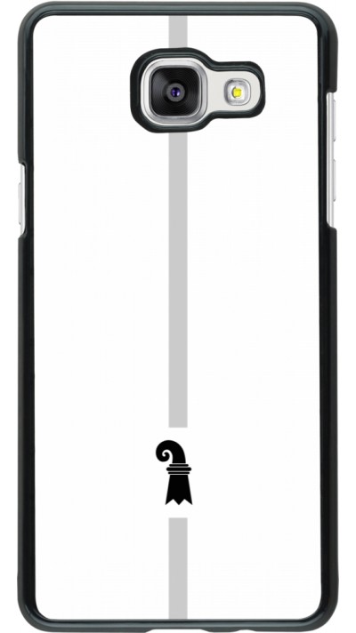 Samsung Galaxy A5 (2016) Case Hülle - Kanton BS weiss