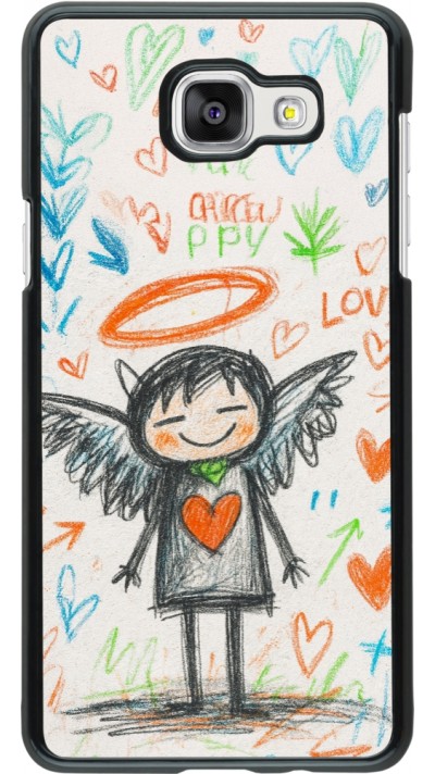 Samsung Galaxy A5 (2016) Case Hülle - Little Angel Sketch Love