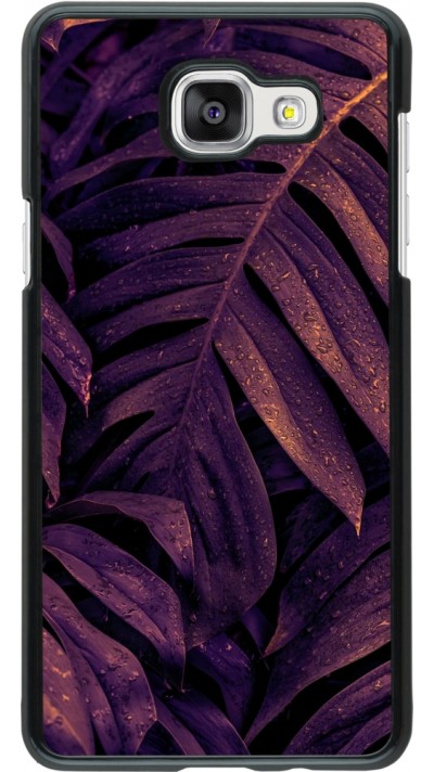 Samsung Galaxy A5 (2016) Case Hülle - Purple Light Leaves