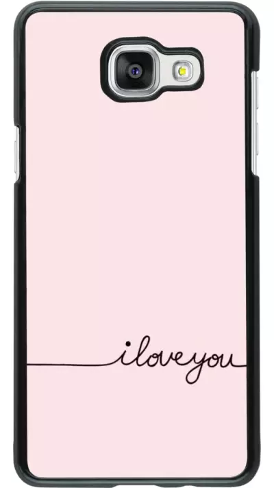 Samsung Galaxy A5 (2016) Case Hülle - Valentine 2023 i love you writing
