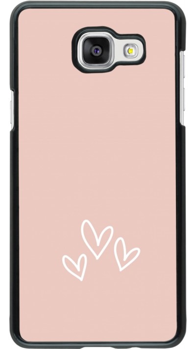 Samsung Galaxy A5 (2016) Case Hülle - Valentine 2023 three minimalist hearts