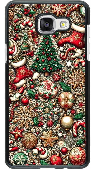 Samsung Galaxy A5 (2016) Case Hülle - Weihnachten 2023 Mikromuster