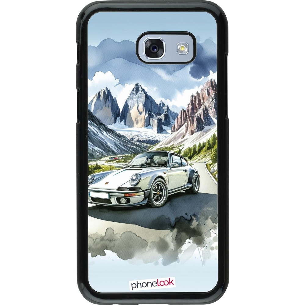 Coque Samsung Galaxy A5 (2017) - Porsche 911 Mountain Watercolor