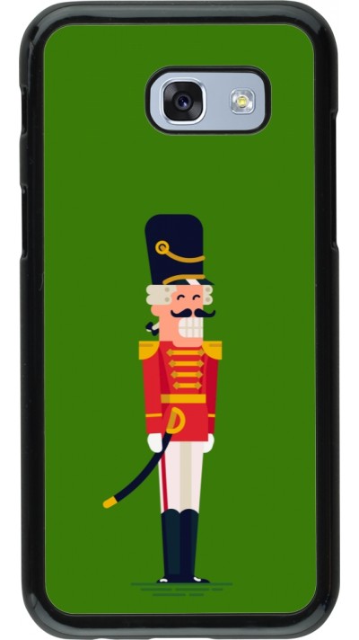 Samsung Galaxy A5 (2017) Case Hülle - Christmas 25 Nutcracker Green