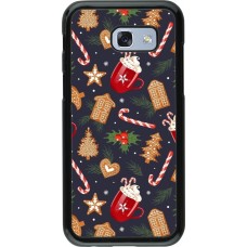 Samsung Galaxy A5 (2017) Case Hülle - Christmas 25 Pattern Gingerbread House