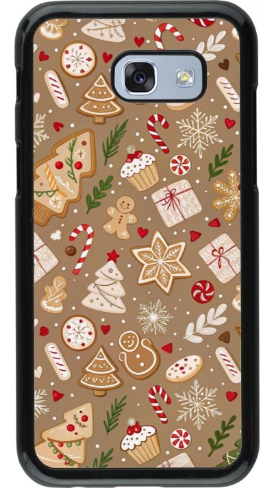 Samsung Galaxy A5 (2017) Case Hülle - Christmas 25 Pattern Ginger Cookie