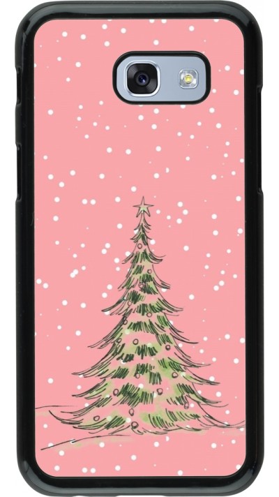 Samsung Galaxy A5 (2017) Case Hülle - Christmas 25 Pink Tree