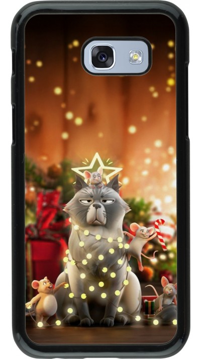 Samsung Galaxy A5 (2017) Case Hülle - Christmas 25 Xmas Cat