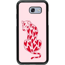 Samsung Galaxy A5 (2017) Case Hülle - Leopard with hearts 2026