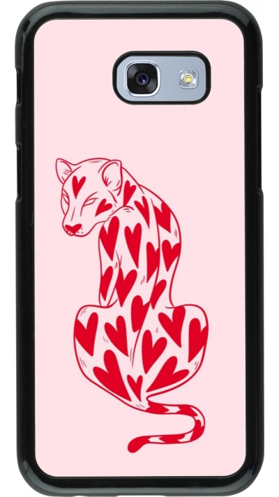 Coque Samsung Galaxy A5 (2017) - Leopard with hearts 2026