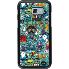 Samsung Galaxy A5 (2017) Case Hülle - Mixed Cartoons Turquoise