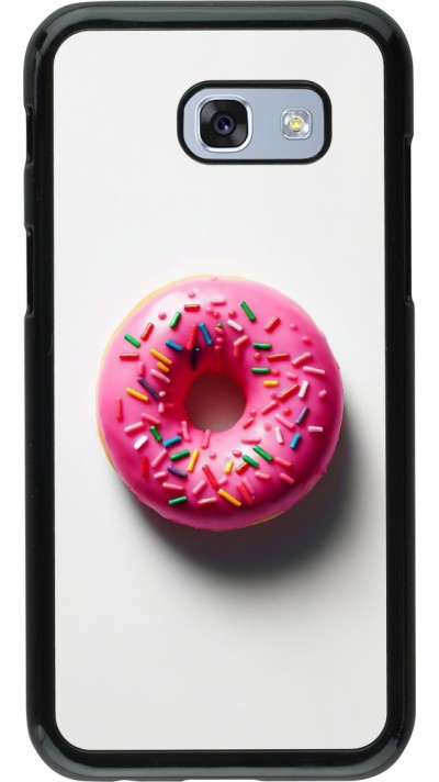 Samsung Galaxy A5 (2017) Case Hülle - Weisser Hintergrund, pinker Donut