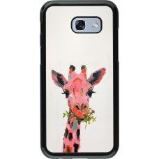 Samsung Galaxy A5 (2017) Case Hülle - Pink Girafe Paint
