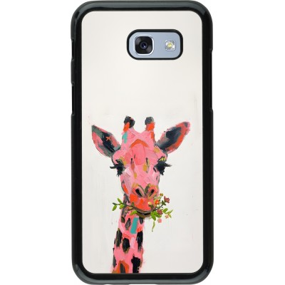 Samsung Galaxy A5 (2017) Case Hülle - Pink Girafe Paint