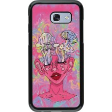 Samsung Galaxy A5 (2017) Case Hülle - Psychedelic pink mushroom