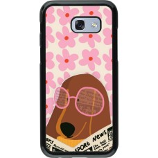 Samsung Galaxy A5 (2017) Case Hülle - Dog with newspaper Spring 2026