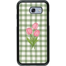 Samsung Galaxy A5 (2017) Case Hülle - Green vichy tulips Spring 2026
