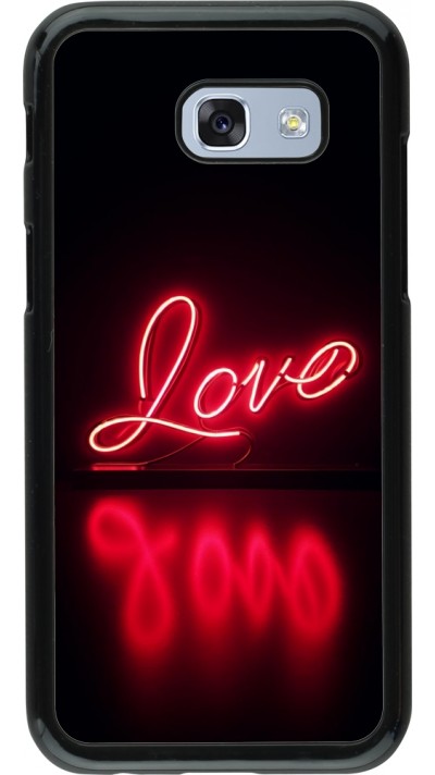 Samsung Galaxy A5 (2017) Case Hülle - Valentine 2025 Neon Liebe