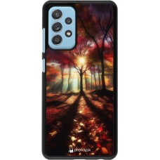 Samsung Galaxy A52 Case Hülle - Herbstlicher goldener Glanz