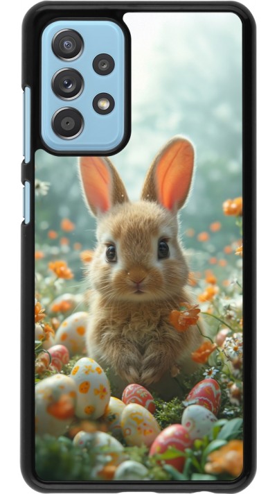 Samsung Galaxy A52 Case Hülle - Easter 2026 Rabbit in the garden
