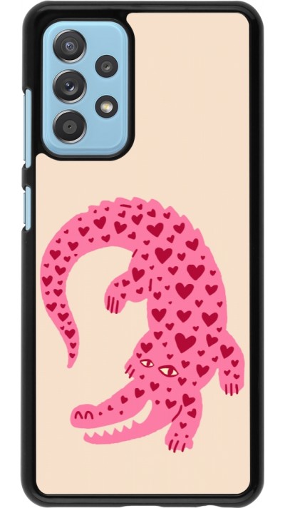 Samsung Galaxy A52 Case Hülle - Pink crocodile 2026