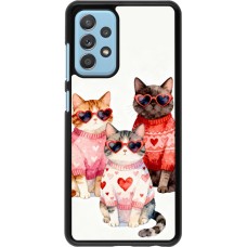 Samsung Galaxy A52 Case Hülle - Saint Valentines Day 26 Cat Love