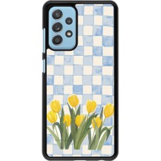 Samsung Galaxy A52 Case Hülle - Blue vichy tulips 2026