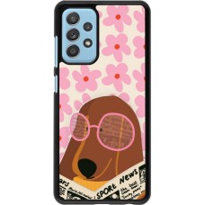 Samsung Galaxy A52 Case Hülle - Dog with newspaper 2026