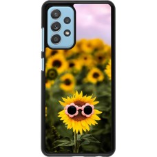 Samsung Galaxy A52 Case Hülle - Sunflower with glasses 2026