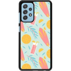 Samsung Galaxy A52 Case Hülle - Summer 2025 Pattern citron