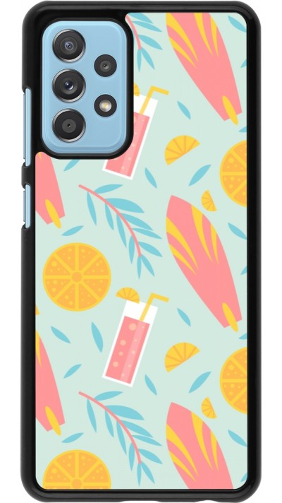 Samsung Galaxy A52 Case Hülle - Summer 2025 Pattern citron