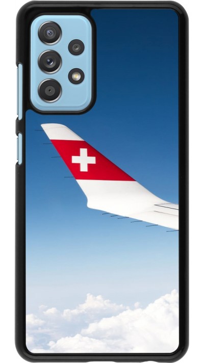 Samsung Galaxy A52 Case Hülle -  Schweizer Nationalfeiertag Sky Swiss Flag