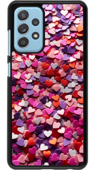 Samsung Galaxy A52 Case Hülle - Valentin 2025 Konfetti