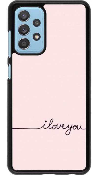Samsung Galaxy A52 Case Hülle - Valentine 2023 i love you writing