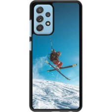 Samsung Galaxy A52 Case Hülle - Winter 22 Ski Jump