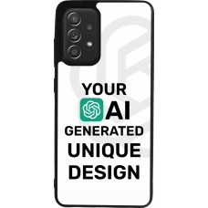 Samsung Galaxy A52 Case Hülle - Silikon schwarz Weltweit einzigartig erstellt dank Deiner Kreativität und künstlicher Intelligenz (KI)