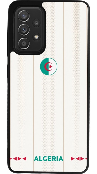 Samsung Galaxy A52 Case Hülle - Silikon schwarz Algerien 2026 personalisierbares Fussballtrikot