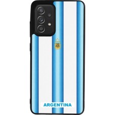 Samsung Galaxy A52 Case Hülle - Silikon schwarz Argentinien 2026 personalisierbares Fussballtrikot