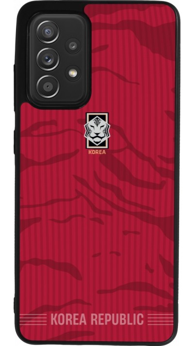 Samsung Galaxy A52 Case Hülle - Silikon schwarz Südkorea 2026 personalisierbares Fussballtrikot