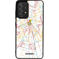 Samsung Galaxy A52 Case Hülle - Silikon schwarz Ghana 2026 personalisierbares Fussballtrikot
