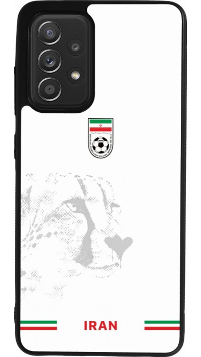 Coque Samsung Galaxy A52 - Silicone rigide noir Maillot de football Iran 2026 personnalisable