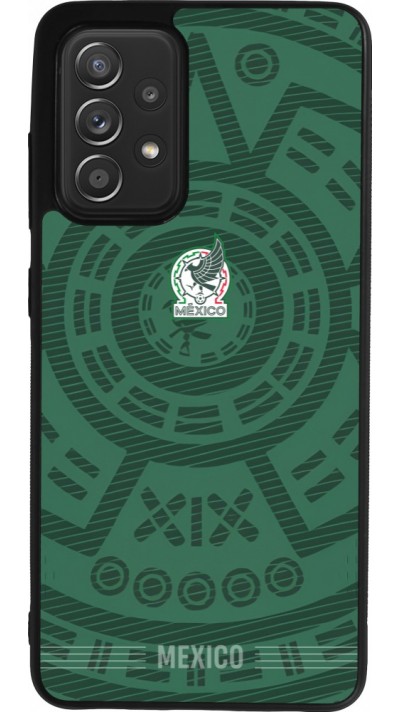 Samsung Galaxy A52 Case Hülle - Silikon schwarz Mexiko 2026 personalisierbares Fussballtrikot