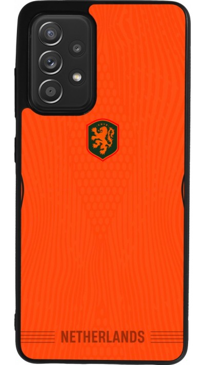 Samsung Galaxy A52 Case Hülle - Silikon schwarz Niederlande 2026 personalisierbares Fussballtrikot