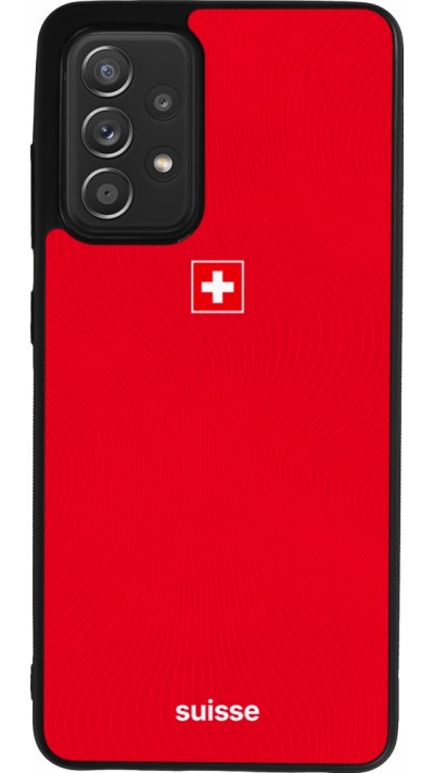 Samsung Galaxy A52 Case Hülle - Silikon schwarz Schweiz 2026 personalisierbares Fussballtrikot
