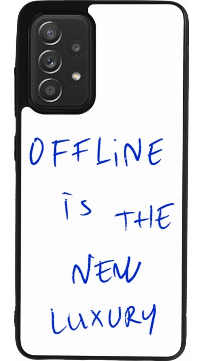 Samsung Galaxy A52 Case Hülle - Silikon schwarz Offline is the new luxury